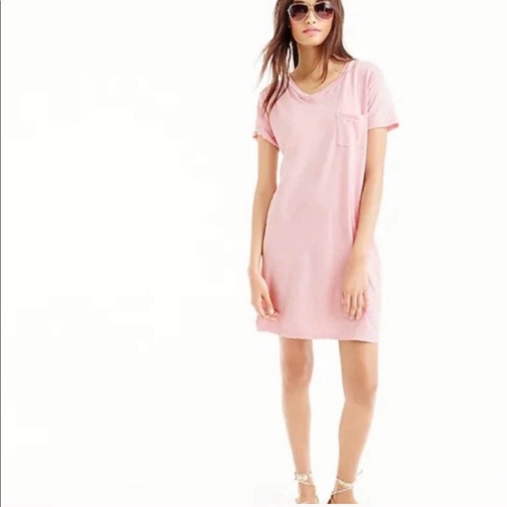 J. Crew Garment-Dyed T-Shirt Dress